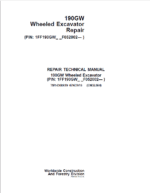 John Deere 190GW Wheeled Excavator Repair Services Manual