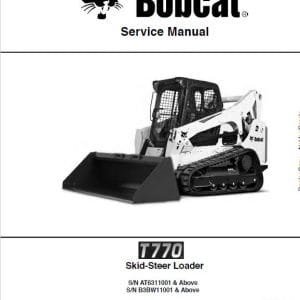 Bobcat T770 Loader Service Manual