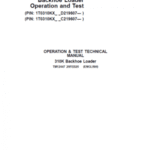 John Deere 310K Backhoe Loader Repair Service Manual SN
