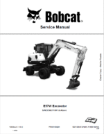 Bobcat E57W Excavator Repair Service Manual