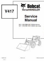 Bobcat V417 VersaHANDLER Telescopic Service Manual