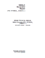 John Deere 180GLC Excavator Repair Service Manual TM