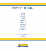 New Holland T4.80LP, T4.90LP, T4.100LP, T4.110LP Tractor Service Manual