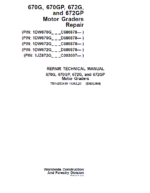 John Deere 670G, 670GP, 672G, 672GP Grader Repair Service