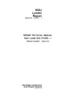John Deere 644J Loader Repair Service Manual