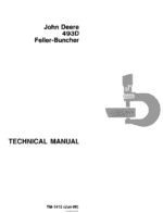 John Deere 493D Feller Buncher Service Manual