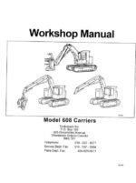 Timberjack 608 Carriers Service Repair Manual