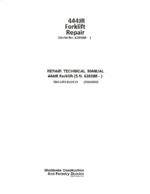 John Deere 444JR Forklift Service Manual