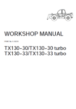 Case Tx130-30 Tx130-33 Tier 3 Telescopic Service Manual