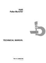 John Deere 793D Feller Buncher Service Manual