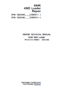 John Deere 644K 4WD Loader Technical Manual