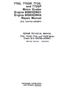 John Deere 770G, 770GP, 772G, 772GP Grader Manual
