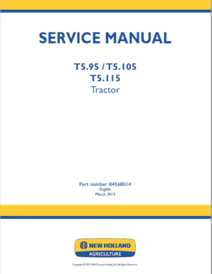 New Holland T9.390 T9.450 T9.670 Service Repair Manual