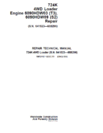 John Deere 724K 4WD Engine S2 & T3 Loader Technical Manual