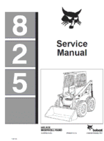 Bobcat 825 Skid-Steer Loader Service Manual
