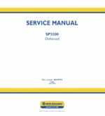 New Holland SP3500 Defensor Service Manual