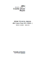 John Deere 450J Crawler Dozer Service Manual (SN. from 216243)