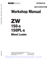 Hitachi ZW150-6 Wheel Loader Service Repair Manual