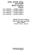 John Deere 870G, 870GP, 872G, 872P Grader Technical Manual