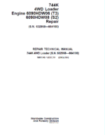 John Deere 744K 4WD Engine T3, S2 Technical Manual
