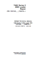 John Deere 744K 4WD Series II Loader Technical Manual