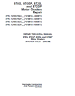 John Deere 870G, 870GP, 872G, 872P Grader Repair Manual