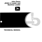 John Deere 302A Backhoe Loader Service Manual