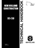 New Holland EC450 Crawler Excavator Service Manual