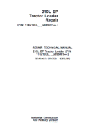 John Deere 210L EP Tractor Loader Repair Service Manual