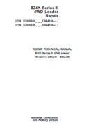 John Deere 824K 4WD Series II Loader Technical Manual