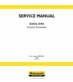 New Holland E385C Evo Excavator Service Manual