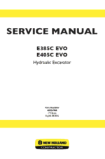 New Holland E405C Evo Excavator Service Manual