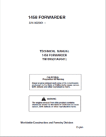 John Deere 1458 Forwarder Repair Technical Manual