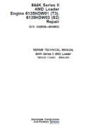 Discover the John Deere 844K Series II 4WD Engine T3