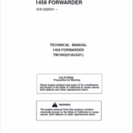 John Deere 1458 Forwarder Service Manual TM1993