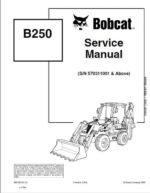 Bobcat B250 Loader Service Repair Manual