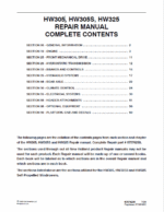 New Holland HW305, HW305S, HW325 Self-Propelled Windrowers Service Manual