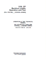John Deere 310L EP Backhoe Loader Technical Manual
