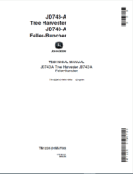 John Deere 743A Harvester & Feller-Buncher Service Manual