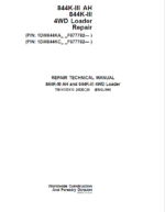John Deere 844K-III AH, 844K-III 4WD Loader Technical Manual