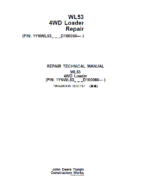 John Deere WL53 4WD Loader Repair Technical Manual