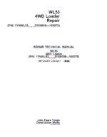 John Deere WL53 4WD Loader Repair Service Manual