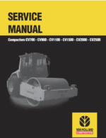New Holland CV700, CV900, CV1100 Compactor Service Manual