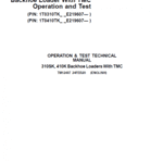 John Deere 310SK, 410K Backhoe Loader Repair Service Manual