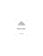 New Holland EH15 Excavator Service Manual