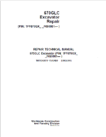 John Deere 670GLC Excavator Repair Service Manual