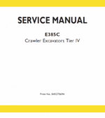 New Holland E385C Tier 4 Excavator Service Manual