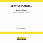 New Holland E265C, E305C Tier 4 Excavator Service Manual