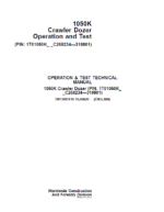 John Deere 1050K Crawler Dozer Service Manual