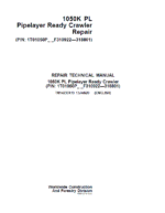 John Deere 1050K PL Pipelayer Crawler Dozer Repair Manual